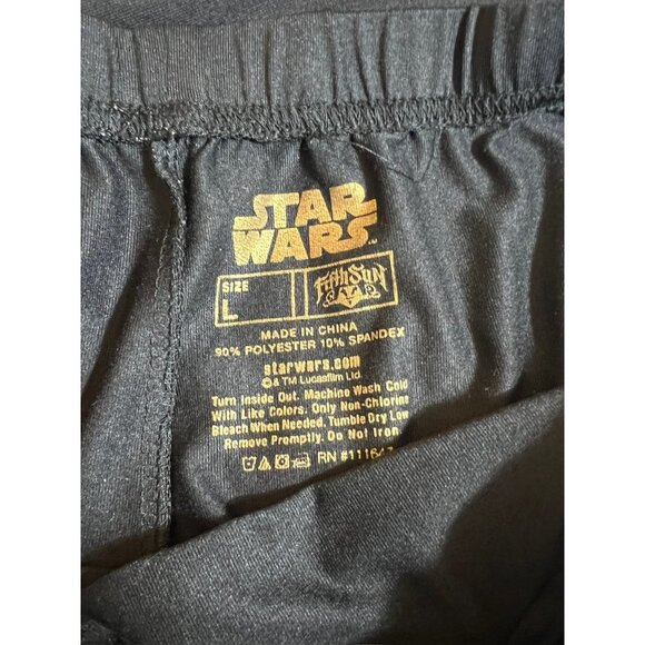 Star Wars Black & Gold Tights Pants - Picture 3 of 6